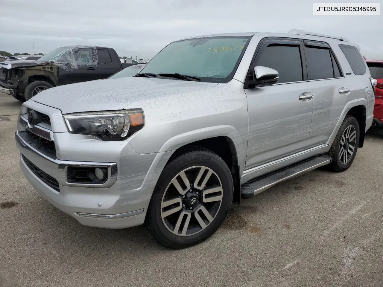 2016 Toyota 4Runner Sr5/Sr5 Premium VIN: JTEBU5JR9G5345995 Lot: 74600014