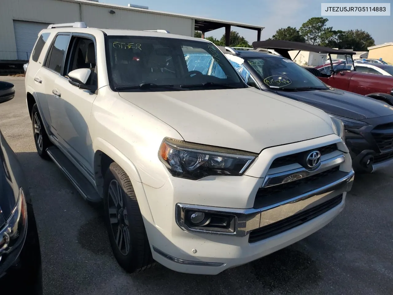 2016 Toyota 4Runner Sr5 VIN: JTEZU5JR7G5114883 Lot: 74745174