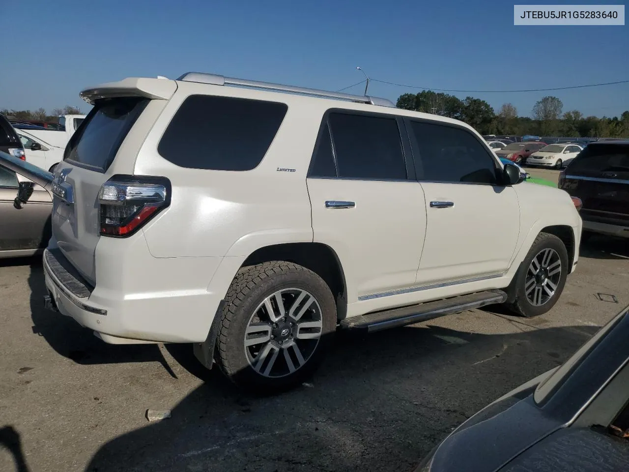 2016 Toyota 4Runner Sr5/Sr5 Premium VIN: JTEBU5JR1G5283640 Lot: 74785174