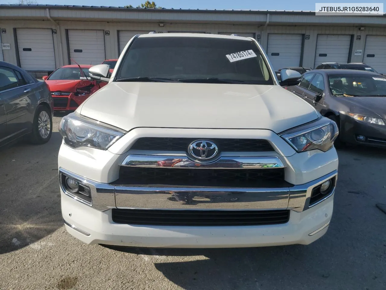 2016 Toyota 4Runner Sr5/Sr5 Premium VIN: JTEBU5JR1G5283640 Lot: 74785174