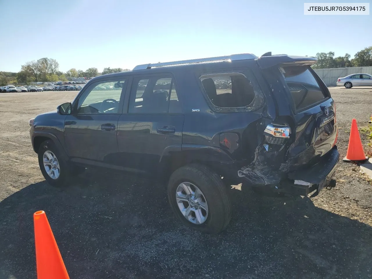 2016 Toyota 4Runner Sr5/Sr5 Premium VIN: JTEBU5JR7G5394175 Lot: 74826664