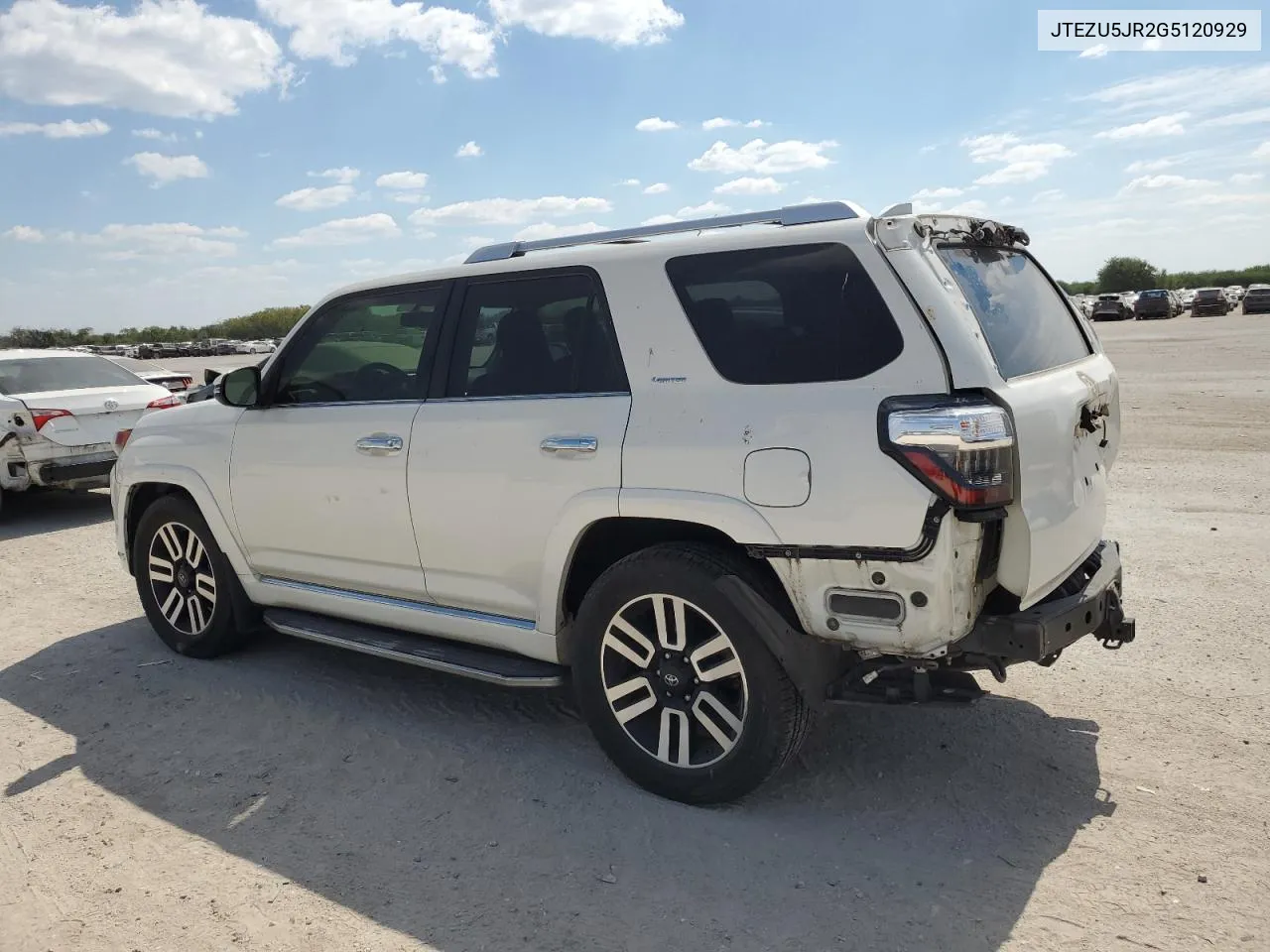 2016 Toyota 4Runner Sr5 VIN: JTEZU5JR2G5120929 Lot: 74905034