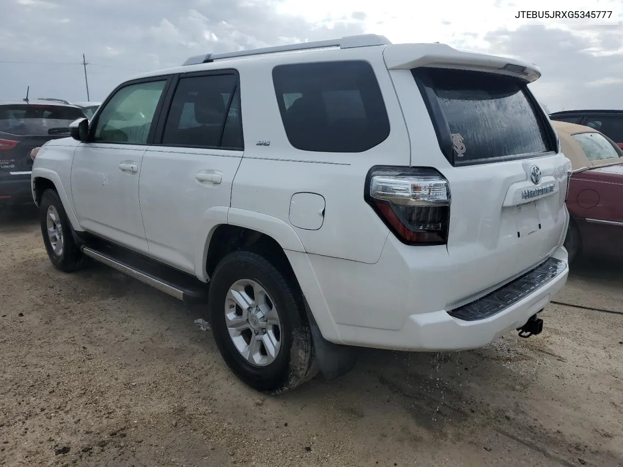 2016 Toyota 4Runner Sr5/Sr5 Premium VIN: JTEBU5JRXG5345777 Lot: 74922204