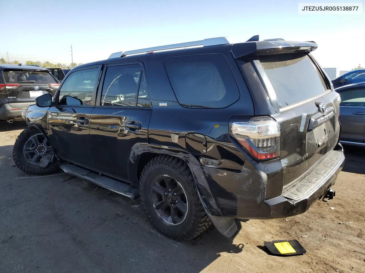 2016 Toyota 4Runner Sr5 VIN: JTEZU5JR0G5138877 Lot: 75057554