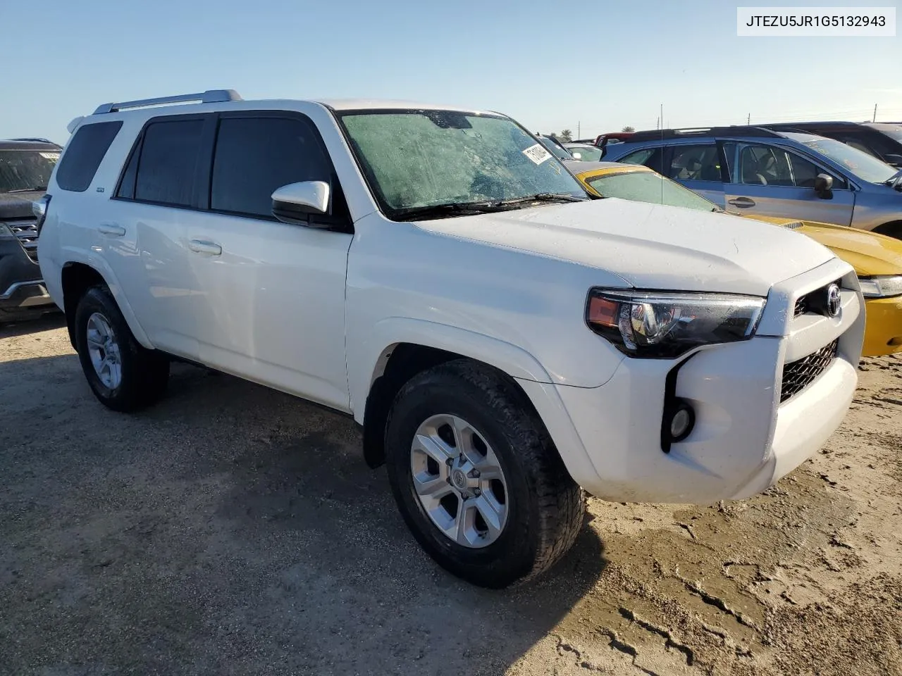 2016 Toyota 4Runner Sr5 VIN: JTEZU5JR1G5132943 Lot: 75100644