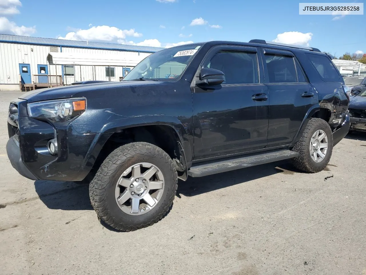 2016 Toyota 4Runner Sr5/Sr5 Premium VIN: JTEBU5JR3G5285258 Lot: 75382874