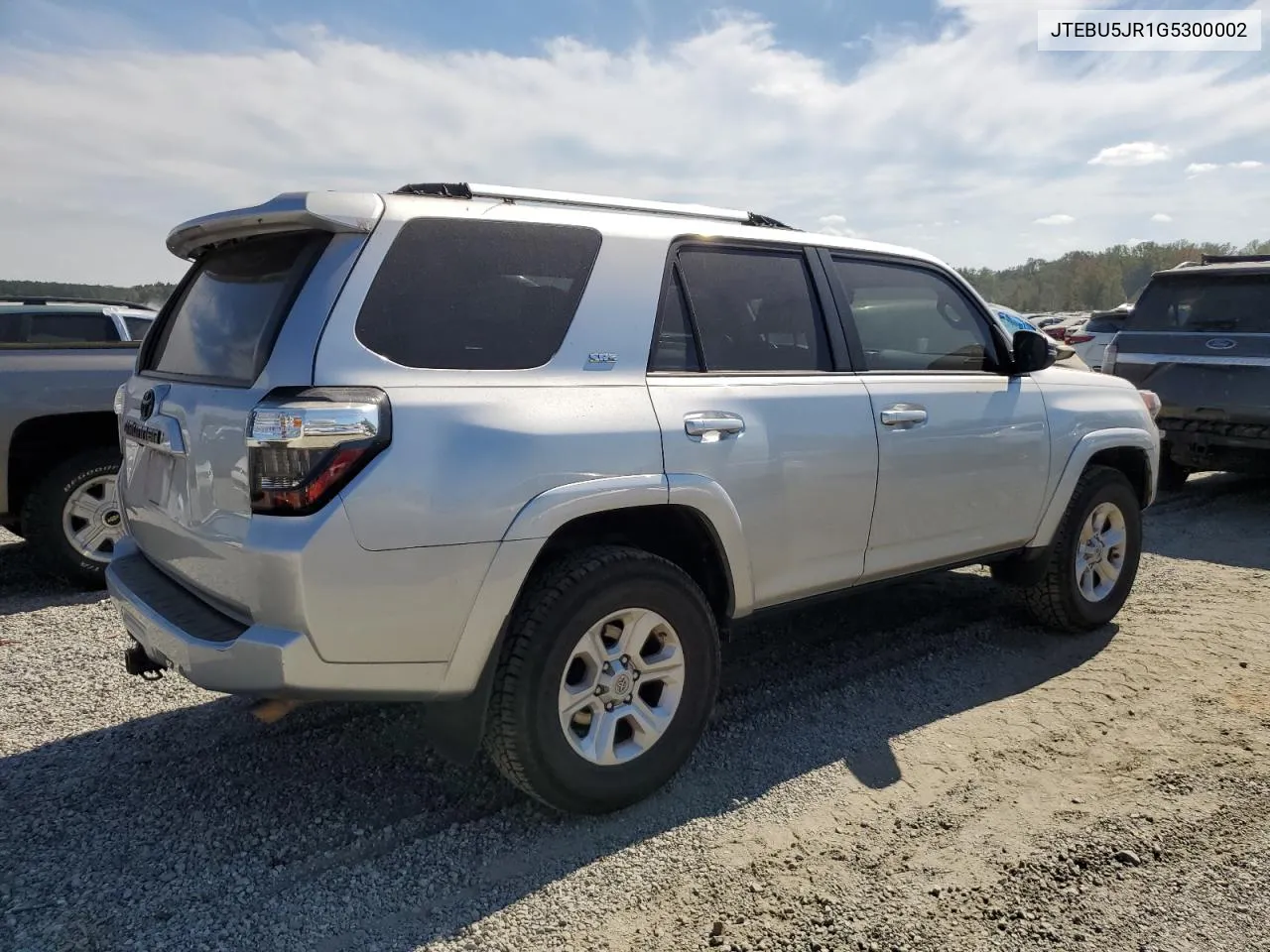 2016 Toyota 4Runner Sr5/Sr5 Premium VIN: JTEBU5JR1G5300002 Lot: 75391624