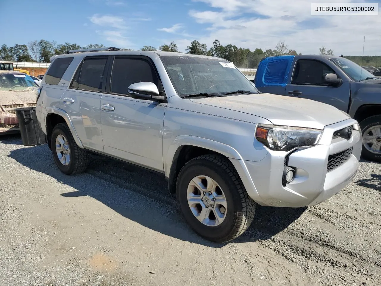 2016 Toyota 4Runner Sr5/Sr5 Premium VIN: JTEBU5JR1G5300002 Lot: 75391624