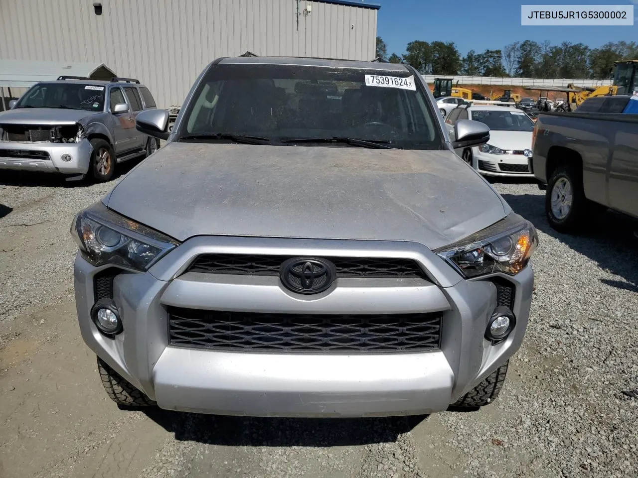 2016 Toyota 4Runner Sr5/Sr5 Premium VIN: JTEBU5JR1G5300002 Lot: 75391624