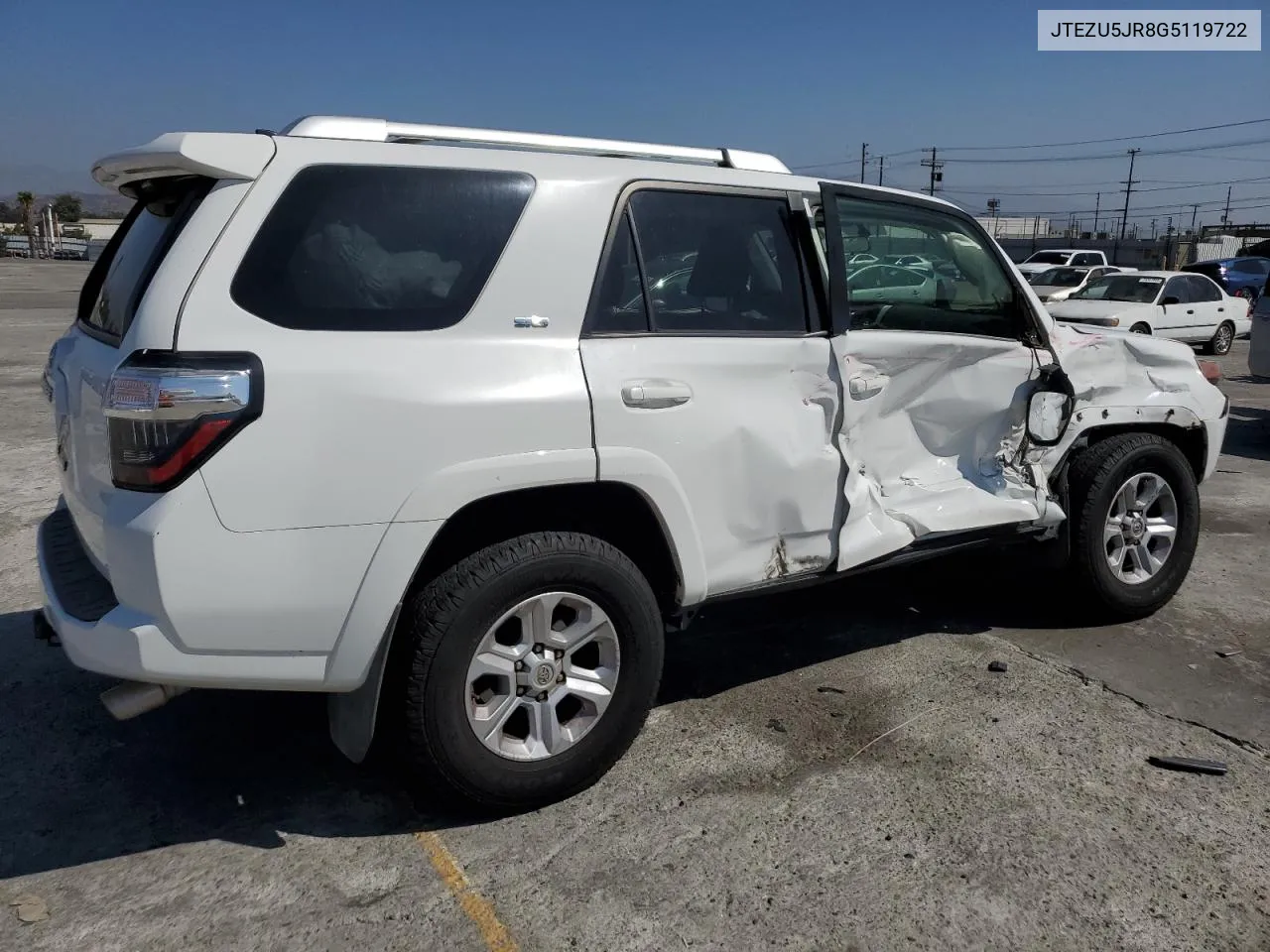 2016 Toyota 4Runner Sr5 VIN: JTEZU5JR8G5119722 Lot: 75692454