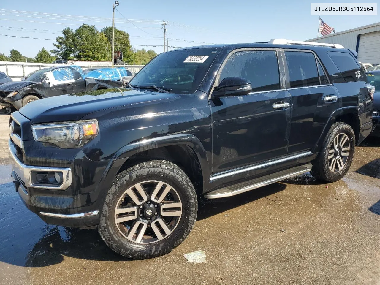 2016 Toyota 4Runner Sr5 VIN: JTEZU5JR3G5112564 Lot: 75838224