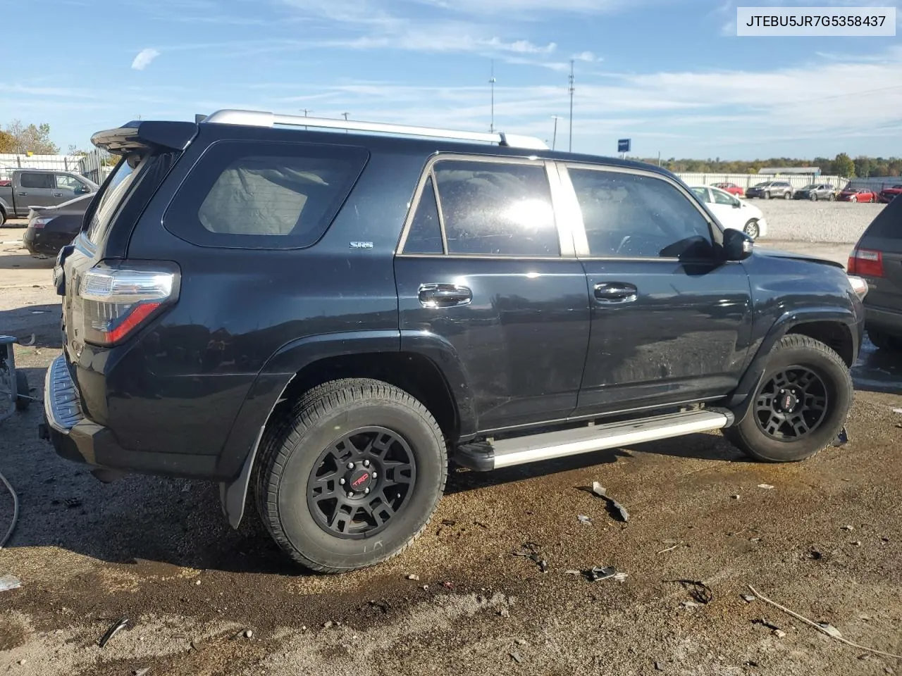 2016 Toyota 4Runner Sr5/Sr5 Premium VIN: JTEBU5JR7G5358437 Lot: 76029104