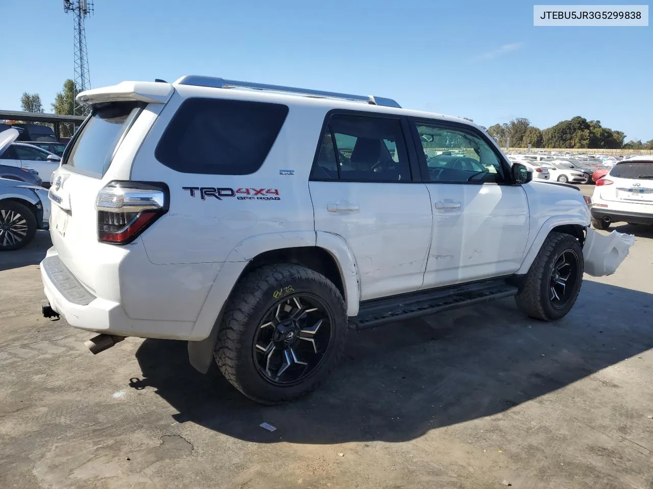 2016 Toyota 4Runner Sr5/Sr5 Premium VIN: JTEBU5JR3G5299838 Lot: 76838824