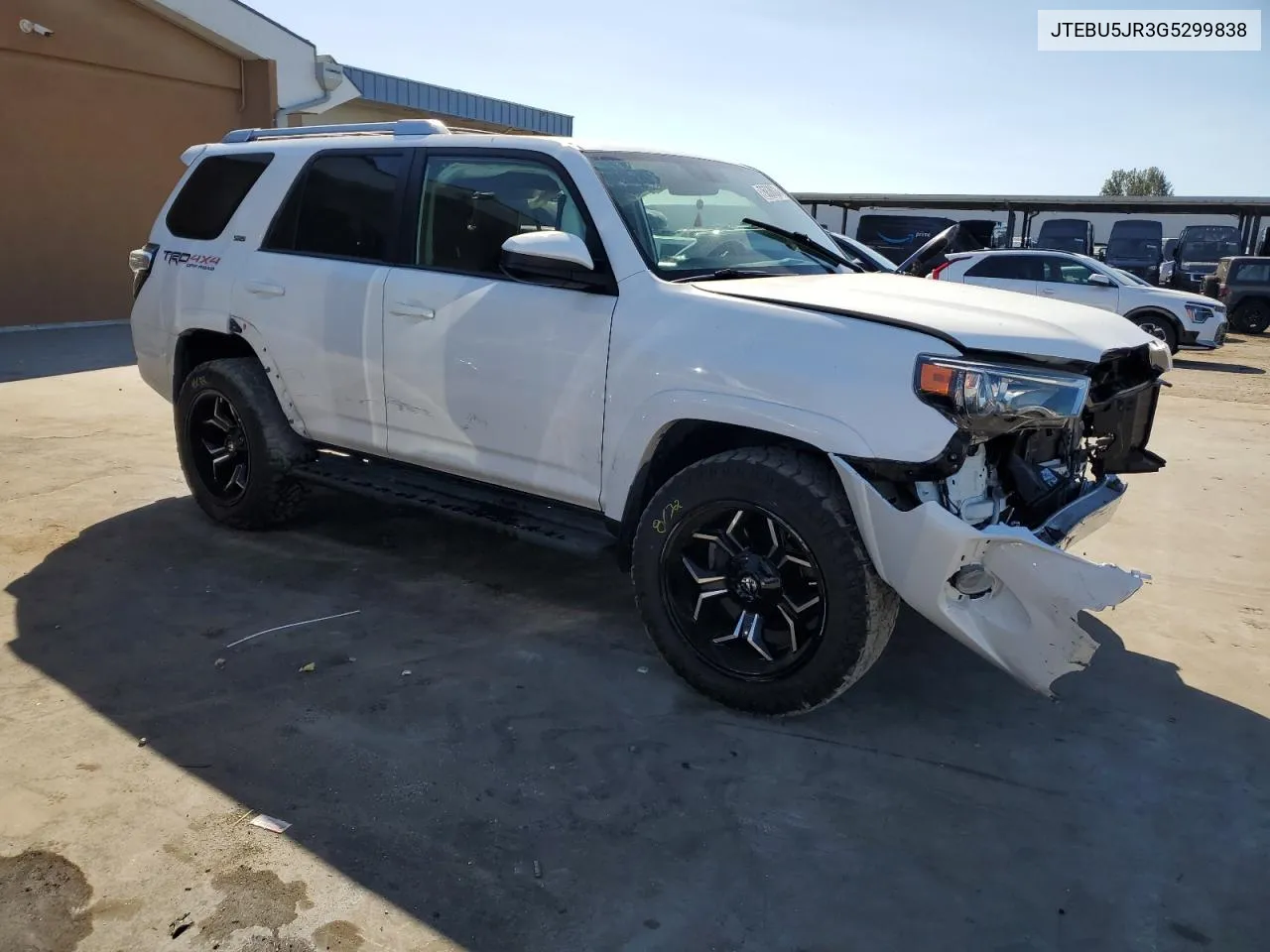 2016 Toyota 4Runner Sr5/Sr5 Premium VIN: JTEBU5JR3G5299838 Lot: 76838824