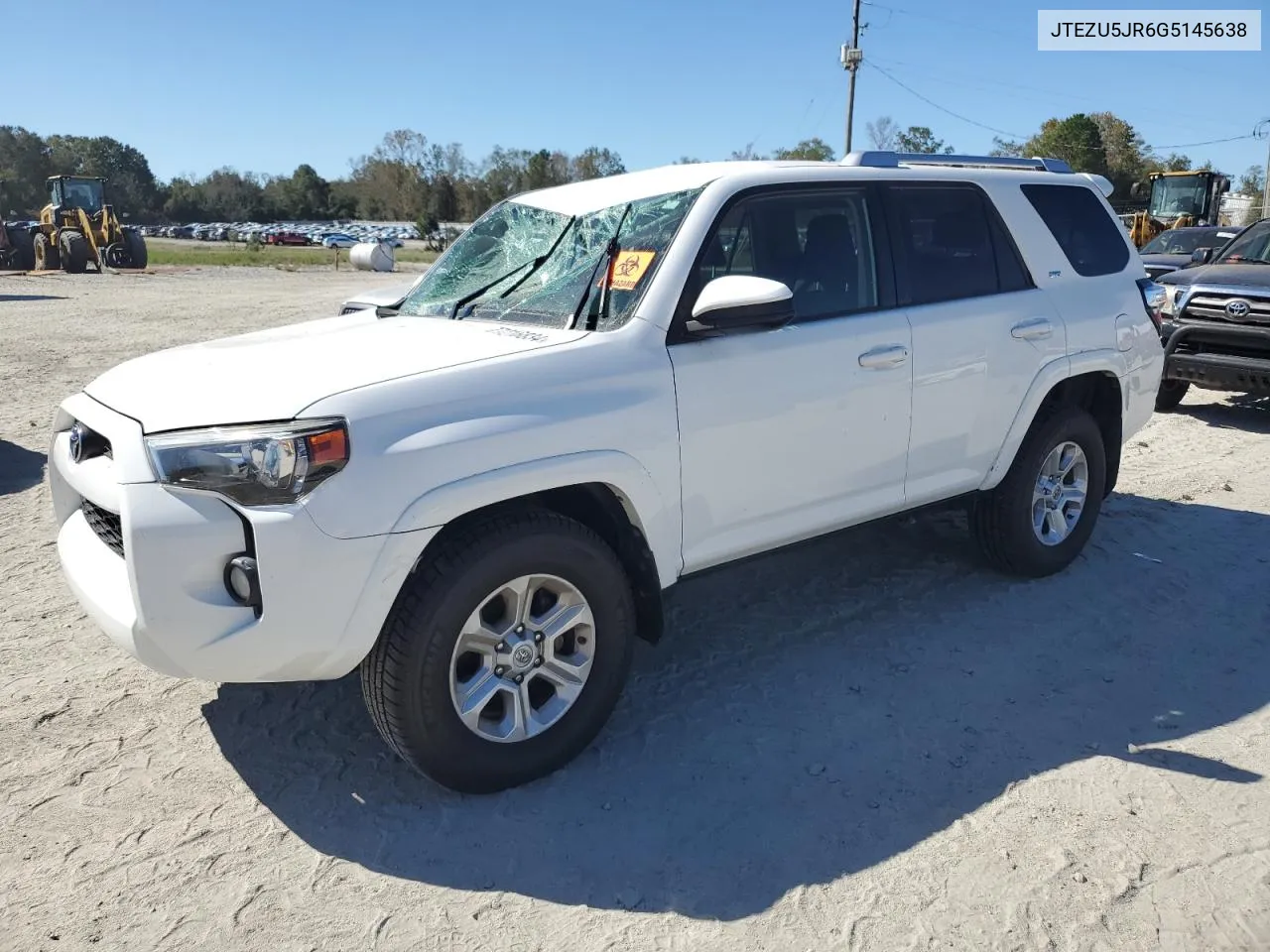 2016 Toyota 4Runner Sr5 VIN: JTEZU5JR6G5145638 Lot: 77216834