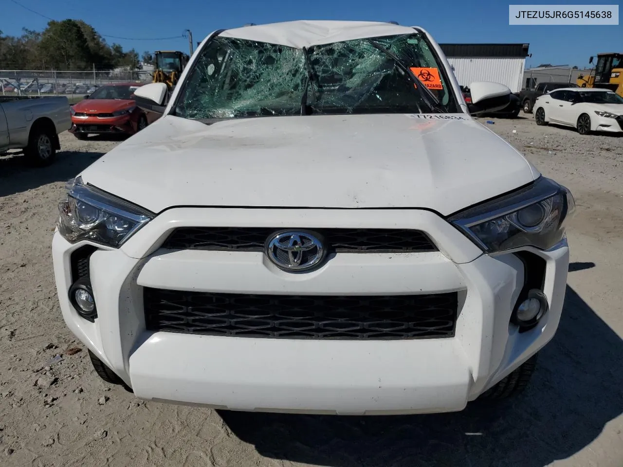 2016 Toyota 4Runner Sr5 VIN: JTEZU5JR6G5145638 Lot: 77216834