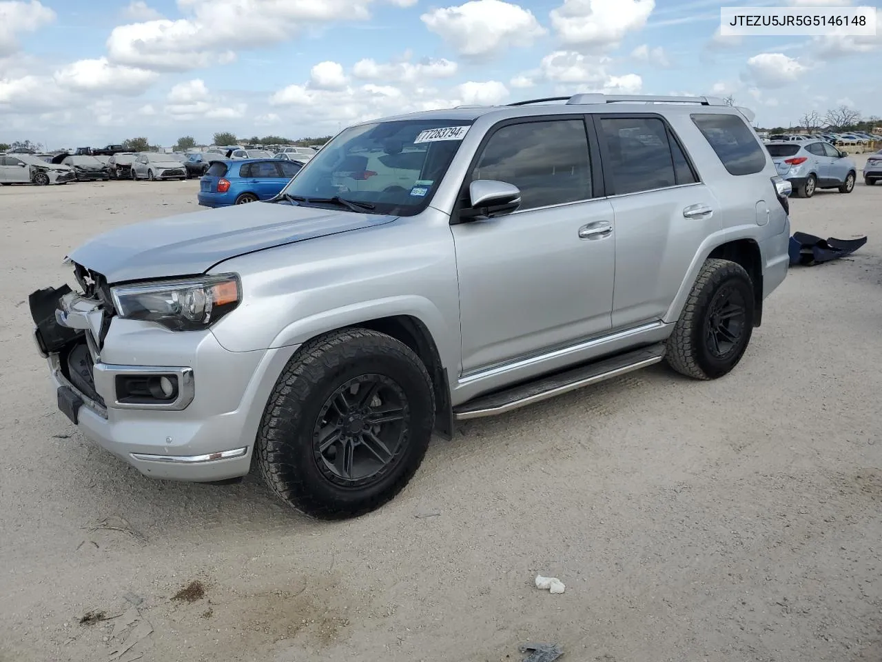 2016 Toyota 4Runner Sr5 VIN: JTEZU5JR5G5146148 Lot: 77283794