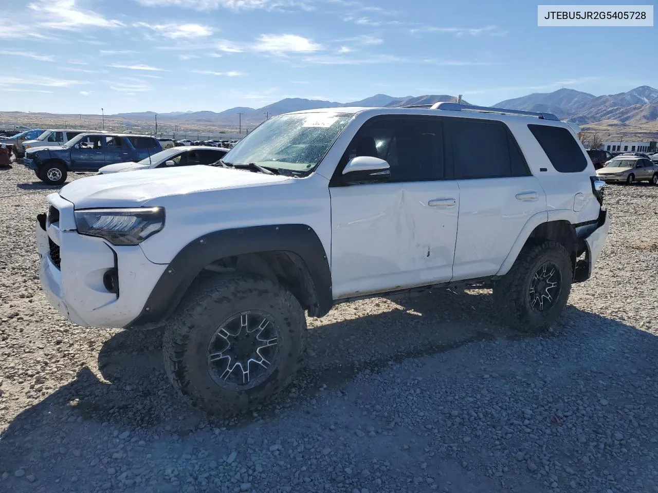 2016 Toyota 4Runner Sr5/Sr5 Premium VIN: JTEBU5JR2G5405728 Lot: 77602434