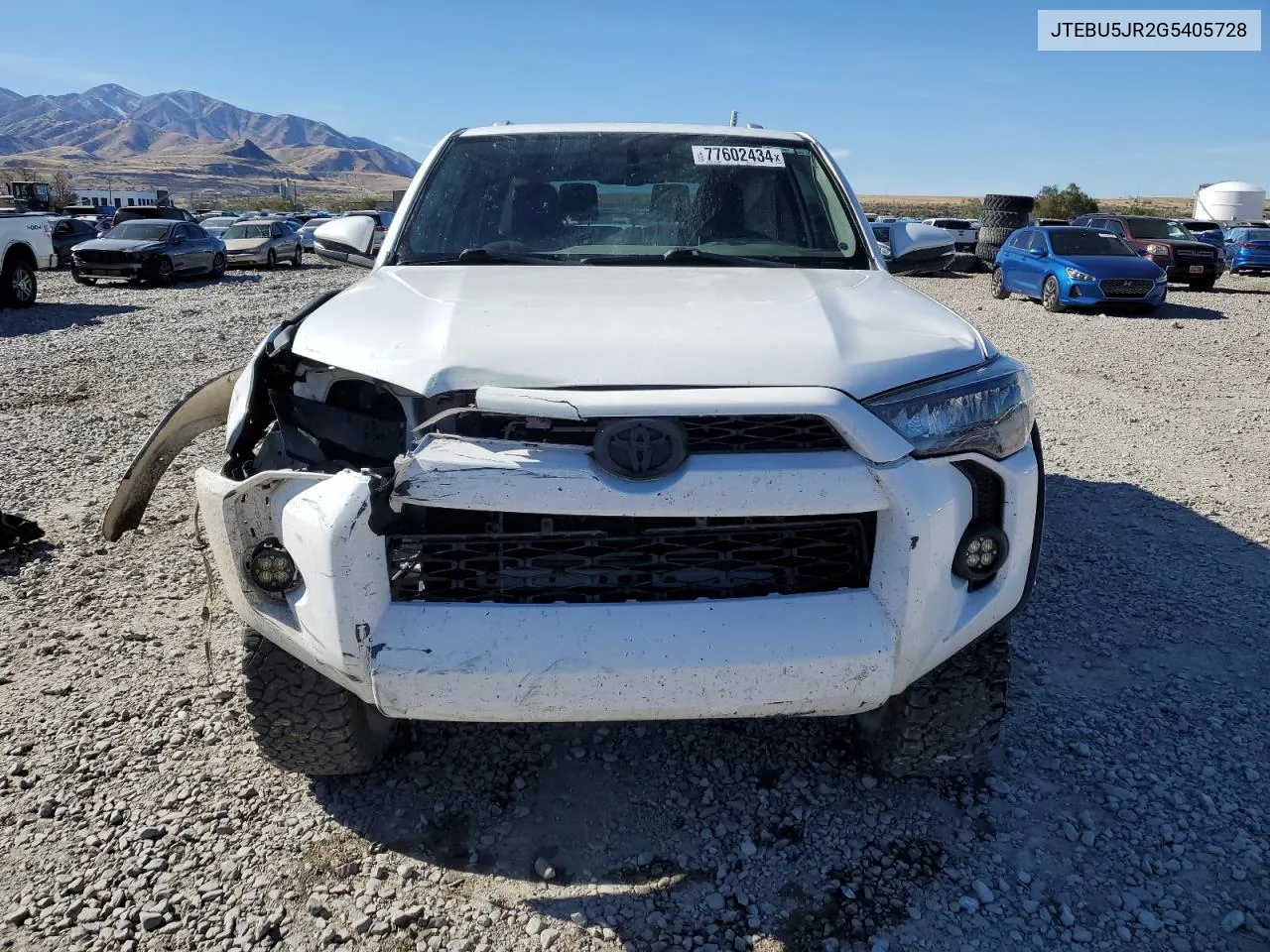 JTEBU5JR2G5405728 2016 Toyota 4Runner Sr5/Sr5 Premium