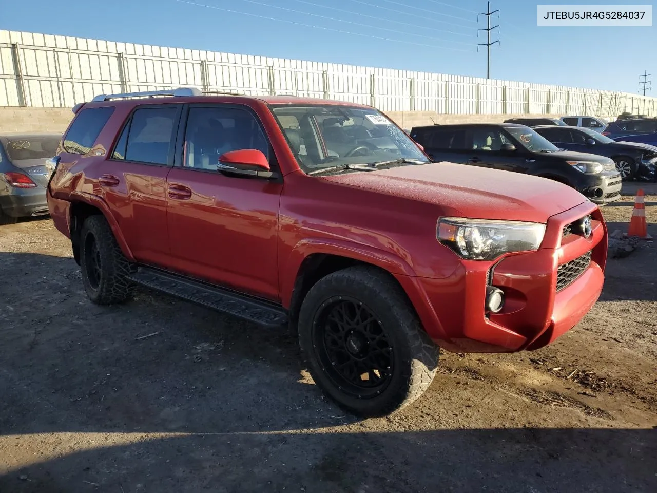 2016 Toyota 4Runner Sr5/Sr5 Premium VIN: JTEBU5JR4G5284037 Lot: 77644624