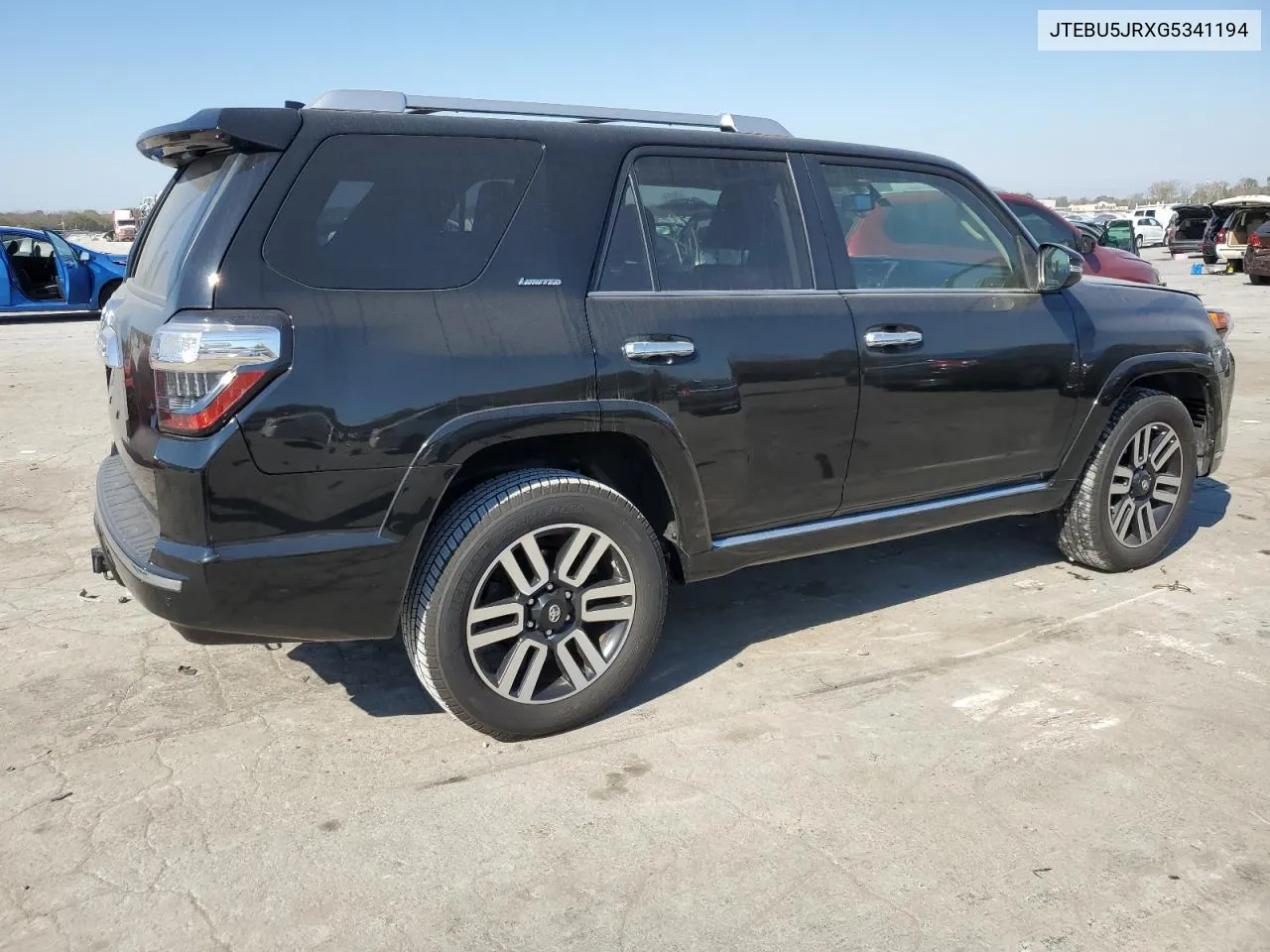 2016 Toyota 4Runner Sr5/Sr5 Premium VIN: JTEBU5JRXG5341194 Lot: 77732214