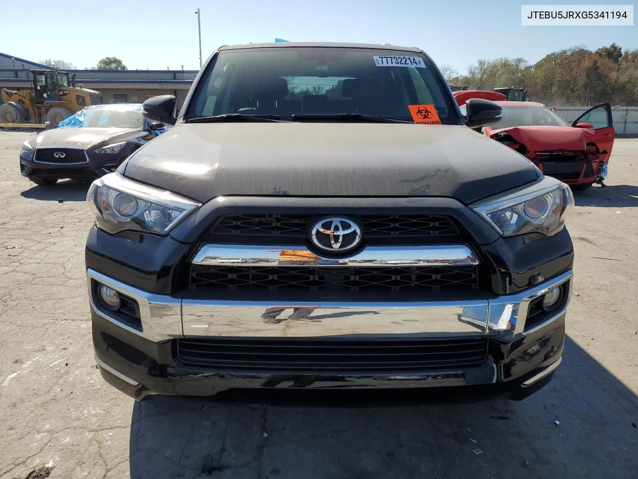 2016 Toyota 4Runner Sr5/Sr5 Premium VIN: JTEBU5JRXG5341194 Lot: 77732214