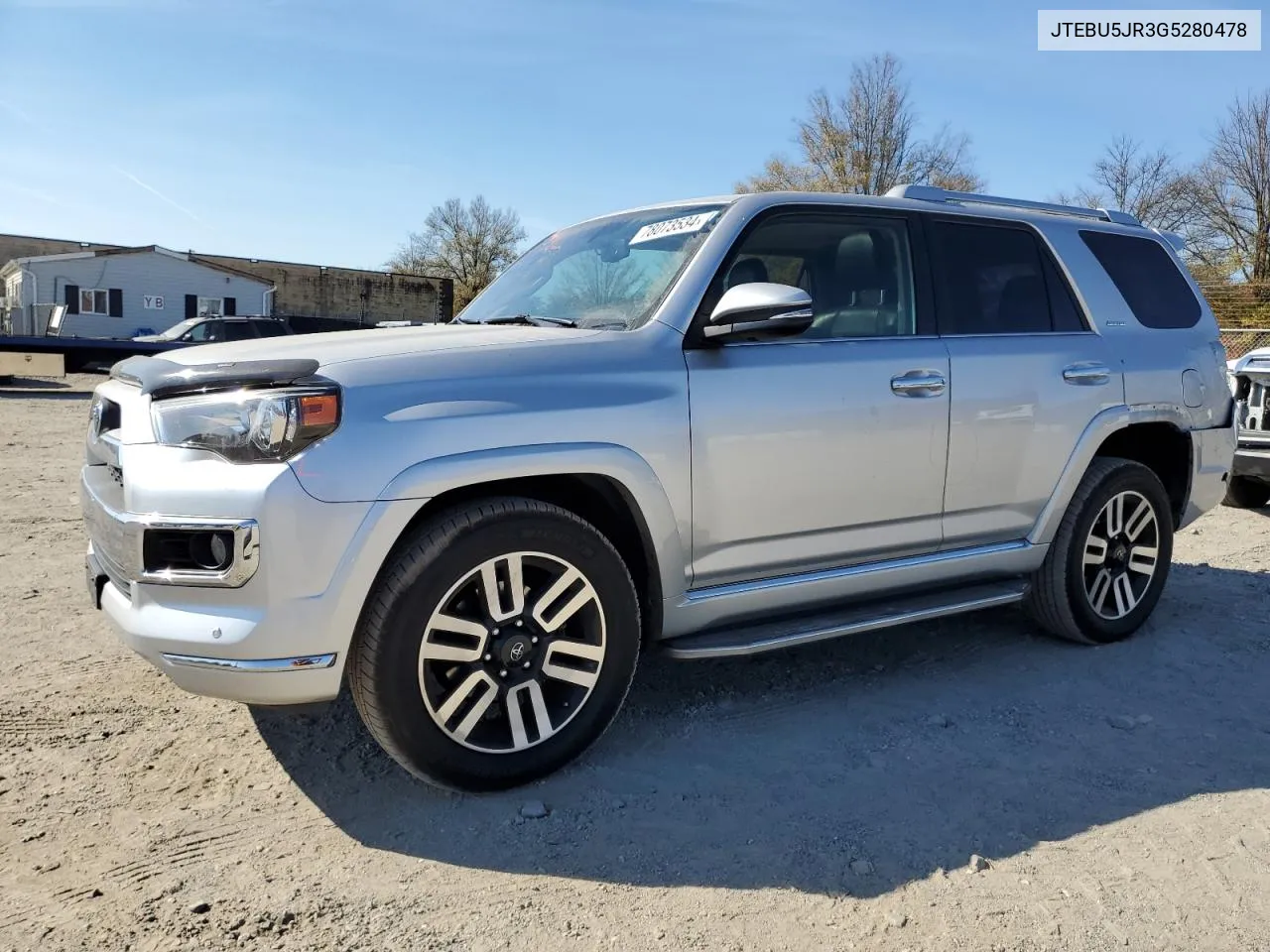 2016 Toyota 4Runner Sr5/Sr5 Premium VIN: JTEBU5JR3G5280478 Lot: 78073534