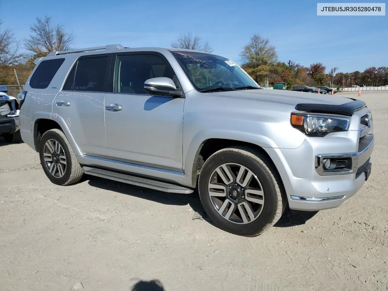 2016 Toyota 4Runner Sr5/Sr5 Premium VIN: JTEBU5JR3G5280478 Lot: 78073534