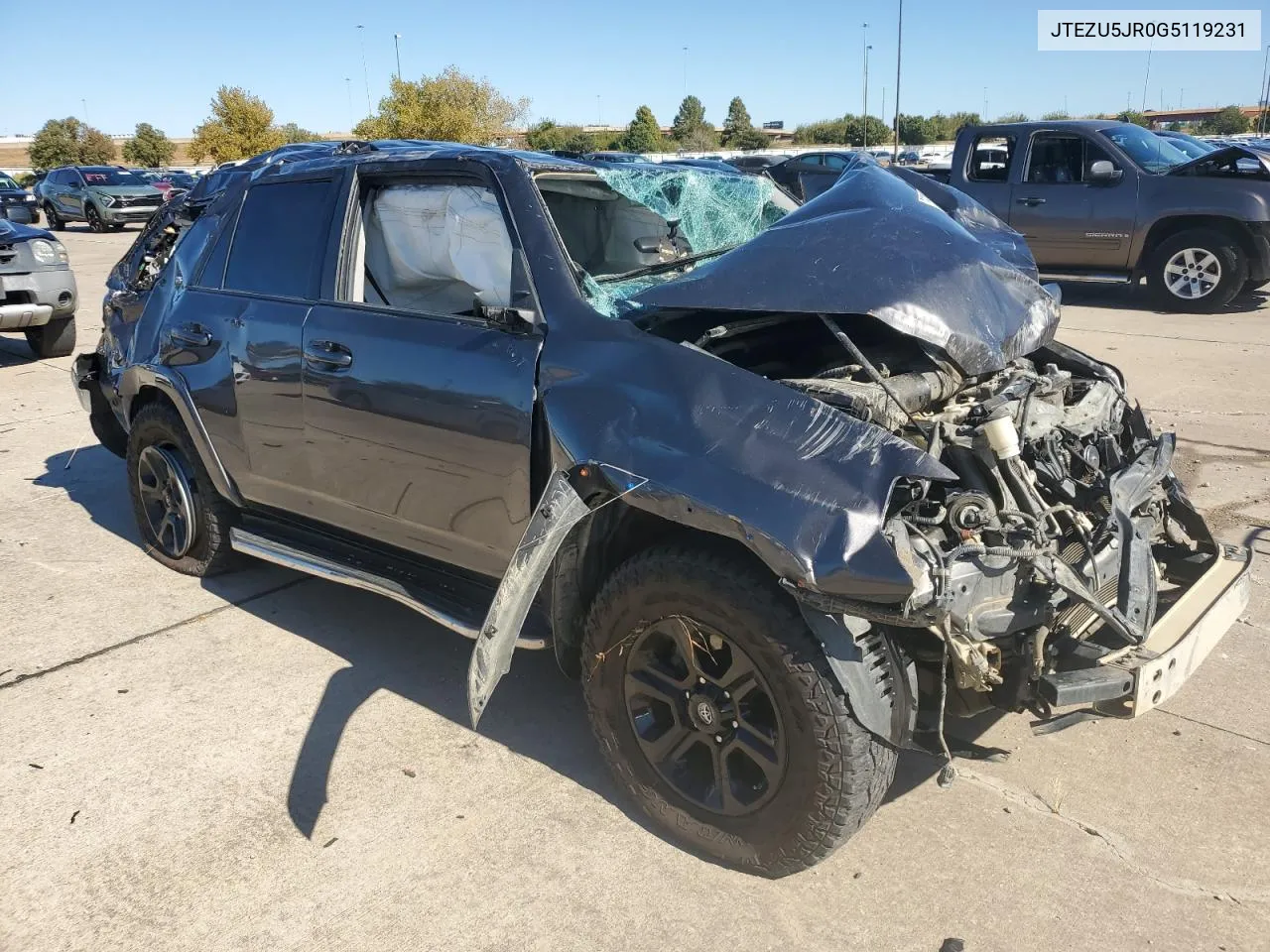 2016 Toyota 4Runner Sr5 VIN: JTEZU5JR0G5119231 Lot: 78581824