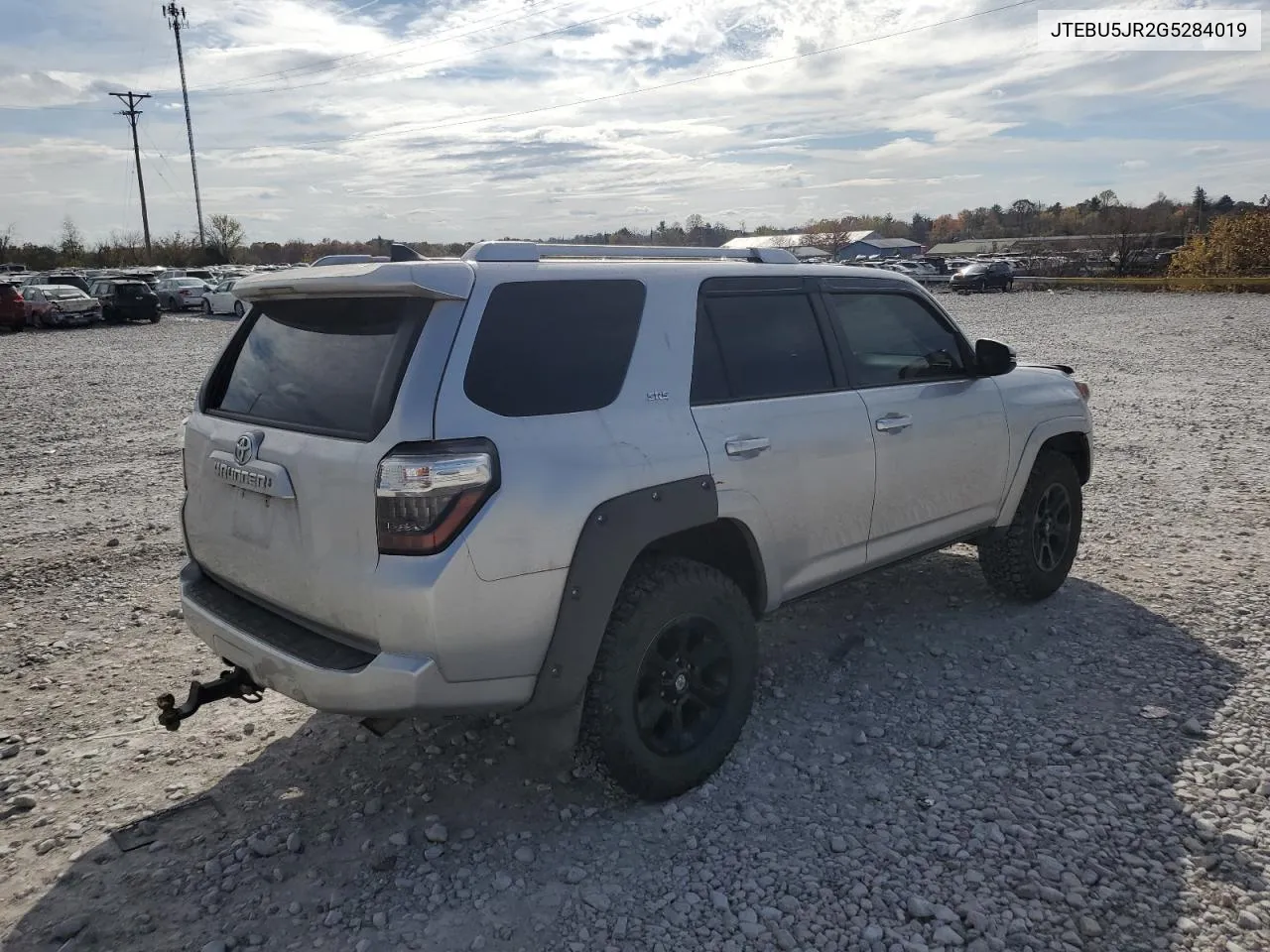 2016 Toyota 4Runner Sr5/Sr5 Premium VIN: JTEBU5JR2G5284019 Lot: 79166494