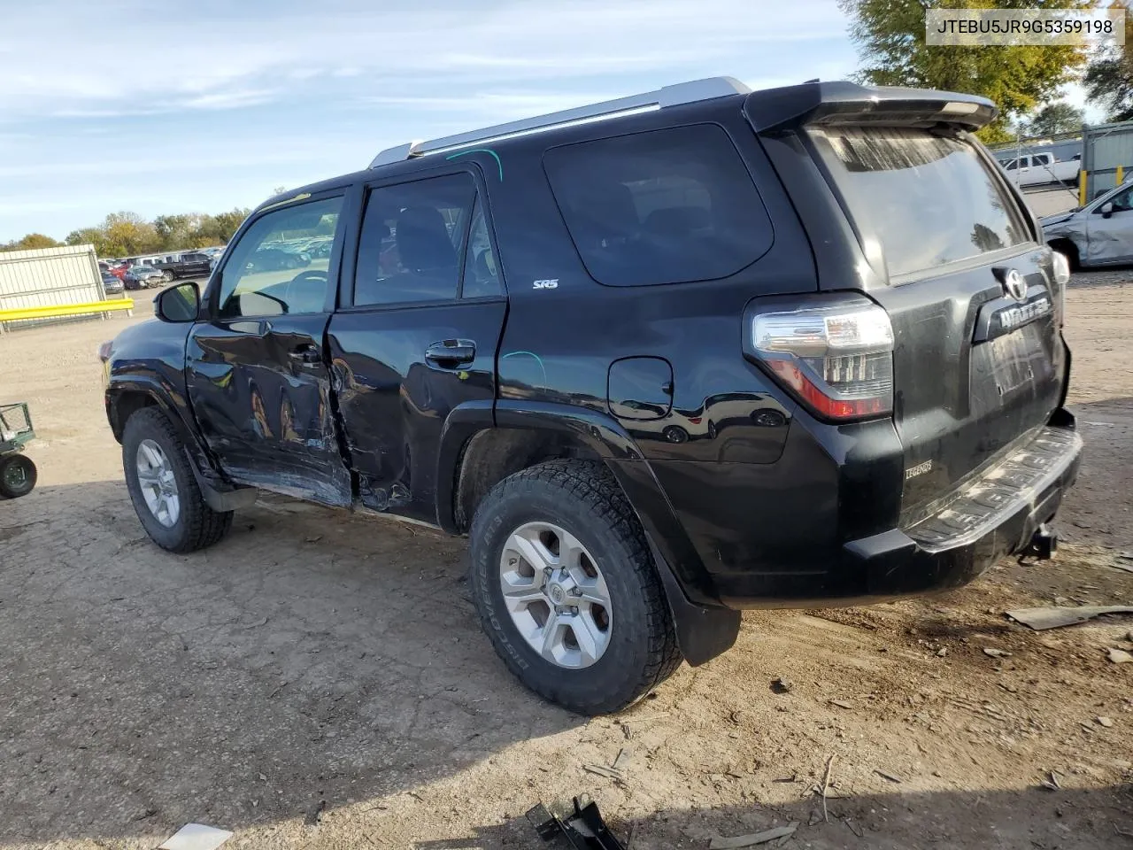 2016 Toyota 4Runner Sr5/Sr5 Premium VIN: JTEBU5JR9G5359198 Lot: 79870234