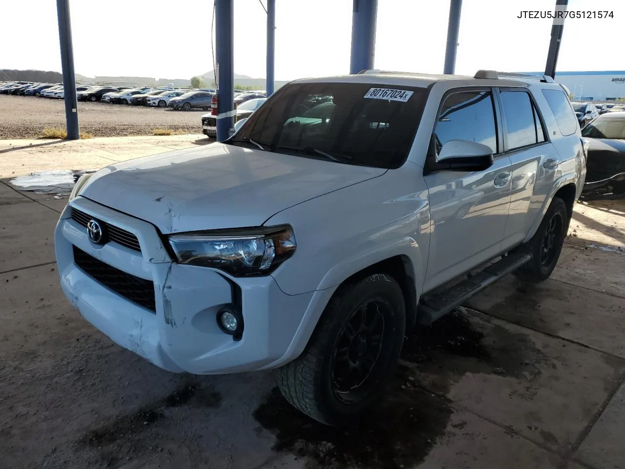 2016 Toyota 4Runner Sr5 VIN: JTEZU5JR7G5121574 Lot: 80167024