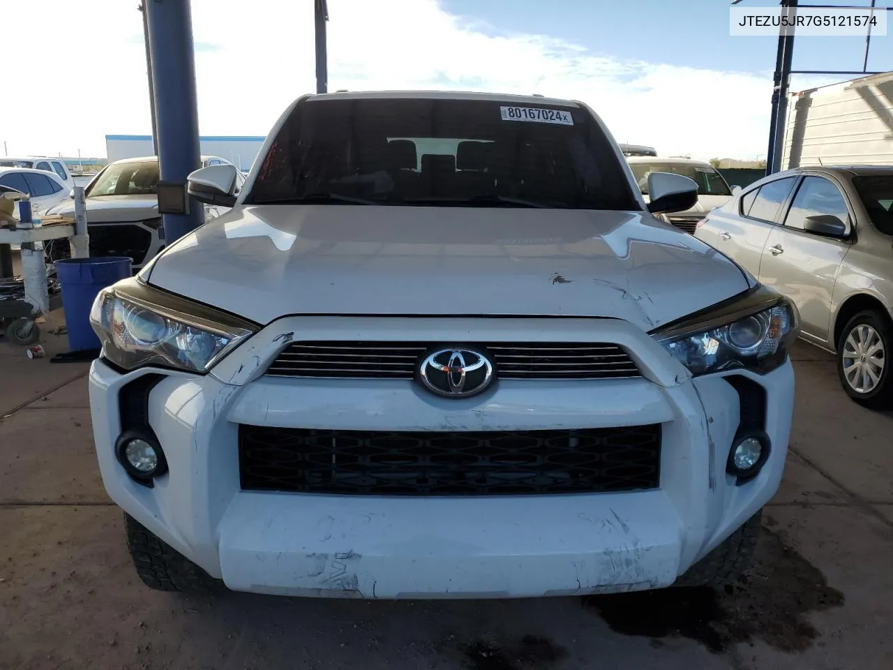 2016 Toyota 4Runner Sr5 VIN: JTEZU5JR7G5121574 Lot: 80167024