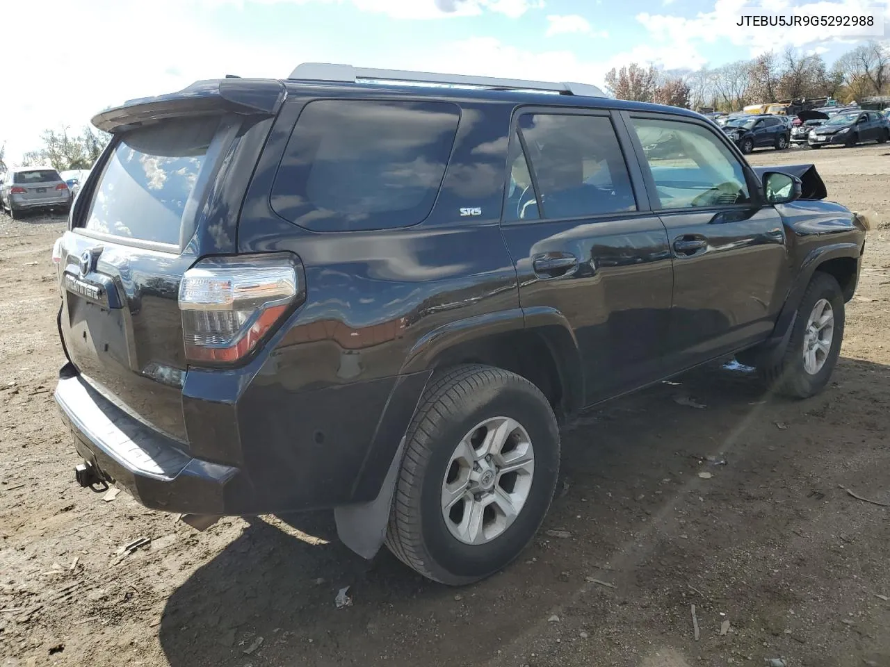 2016 Toyota 4Runner Sr5/Sr5 Premium VIN: JTEBU5JR9G5292988 Lot: 80192854