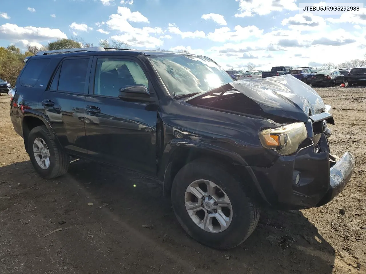 2016 Toyota 4Runner Sr5/Sr5 Premium VIN: JTEBU5JR9G5292988 Lot: 80192854