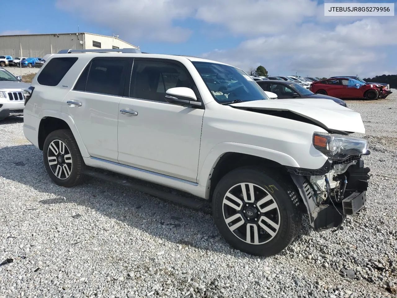 2016 Toyota 4Runner Sr5/Sr5 Premium VIN: JTEBU5JR8G5279956 Lot: 80210014