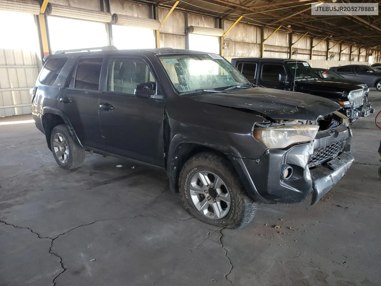 2016 Toyota 4Runner Sr5/Sr5 Premium VIN: JTEBU5JR2G5278883 Lot: 80342574