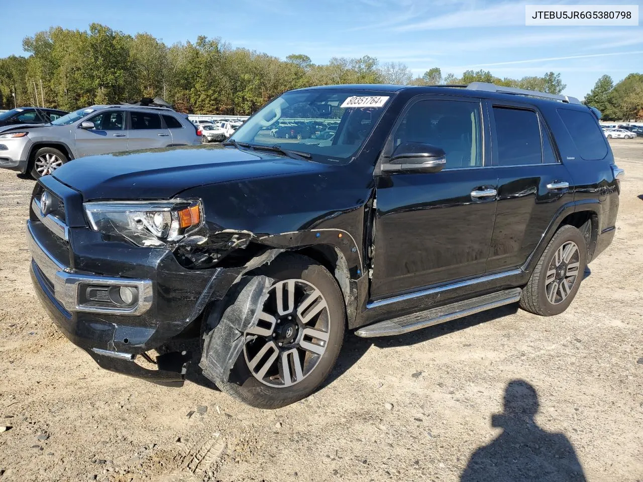 2016 Toyota 4Runner Sr5/Sr5 Premium VIN: JTEBU5JR6G5380798 Lot: 80351764