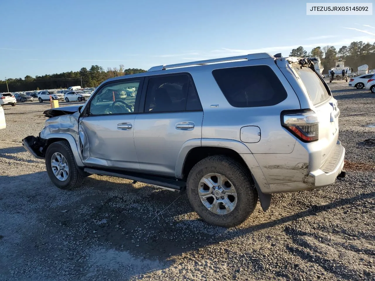 2016 Toyota 4Runner Sr5 VIN: JTEZU5JRXG5145092 Lot: 80416704