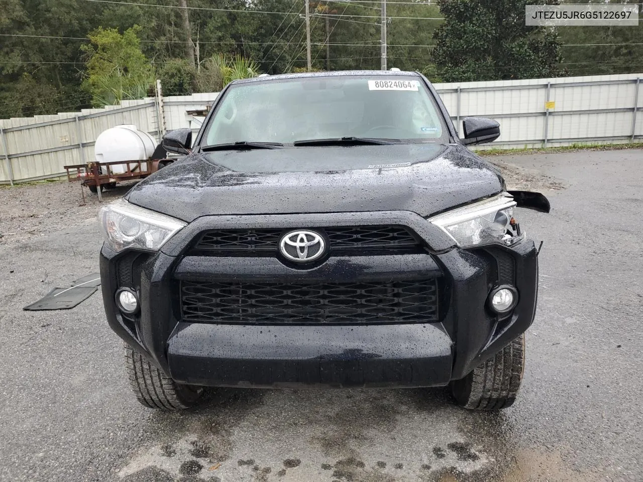 2016 Toyota 4Runner Sr5 VIN: JTEZU5JR6G5122697 Lot: 80824064