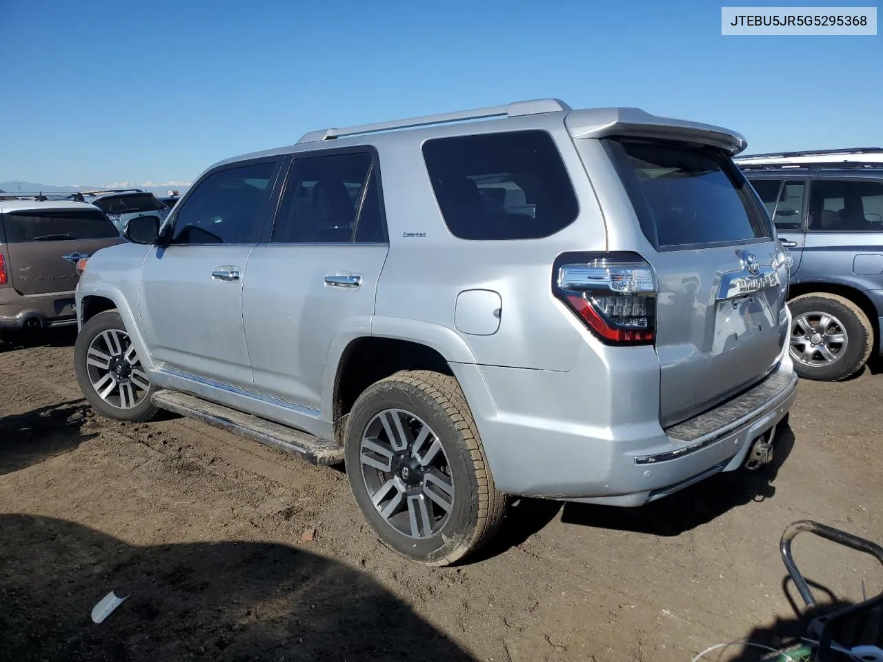 2016 Toyota 4Runner Sr5/Sr5 Premium VIN: JTEBU5JR5G5295368 Lot: 80985664