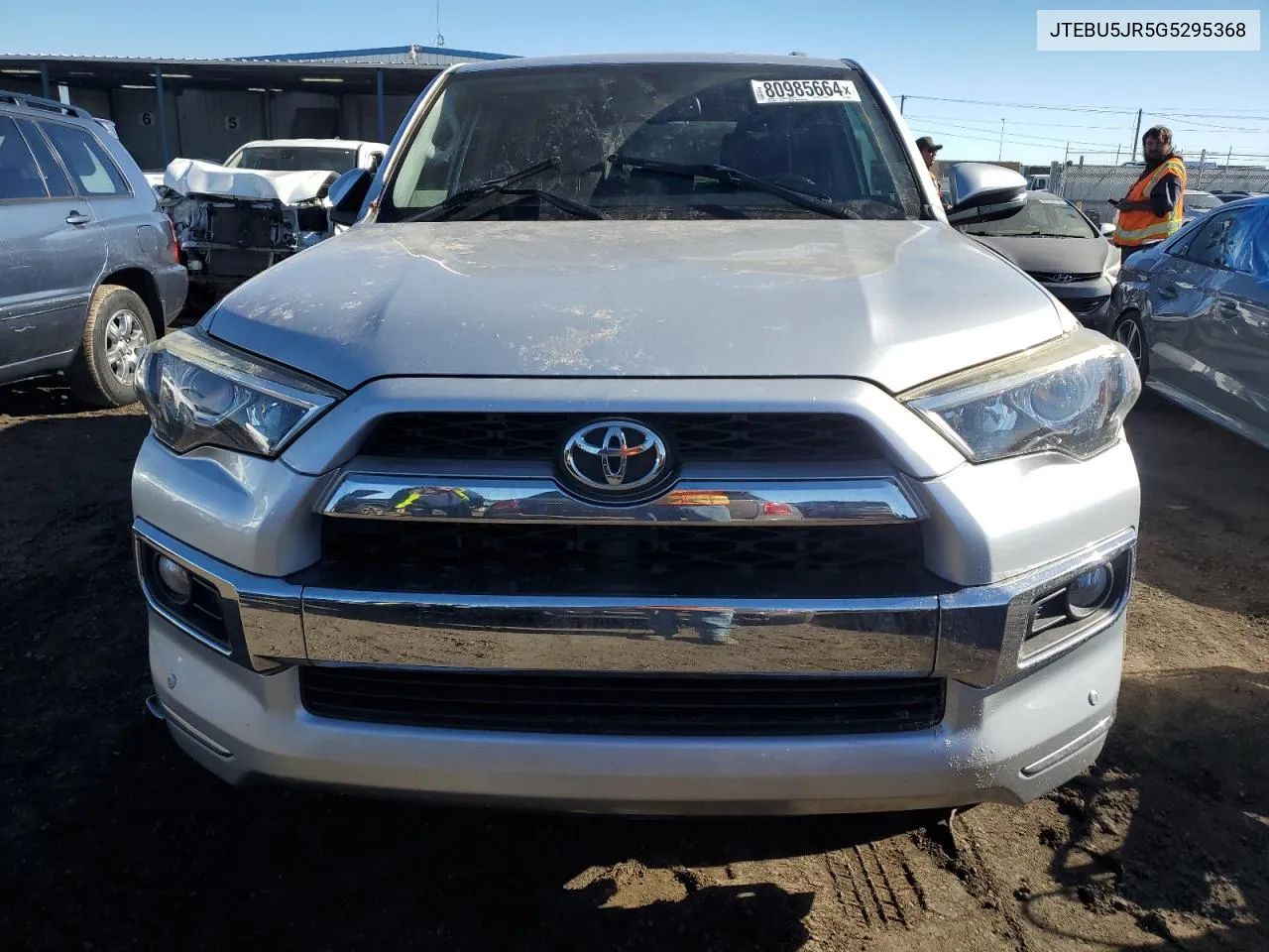 2016 Toyota 4Runner Sr5/Sr5 Premium VIN: JTEBU5JR5G5295368 Lot: 80985664