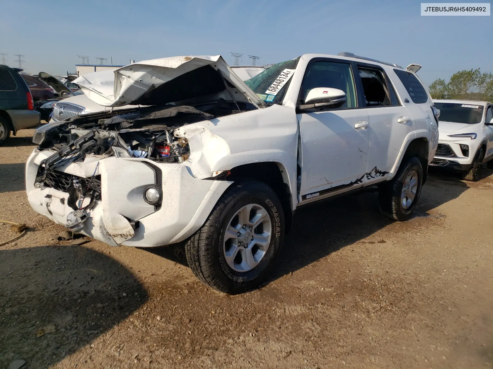 2017 Toyota 4Runner Sr5/Sr5 Premium VIN: JTEBU5JR6H5409492 Lot: 68448134