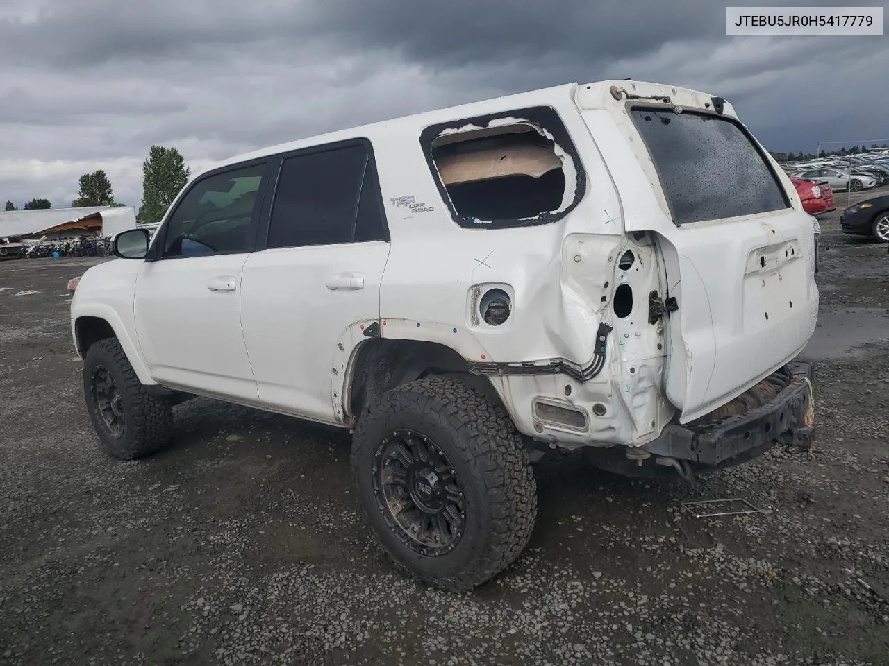 2017 Toyota 4Runner Sr5/Sr5 Premium VIN: JTEBU5JR0H5417779 Lot: 70299864