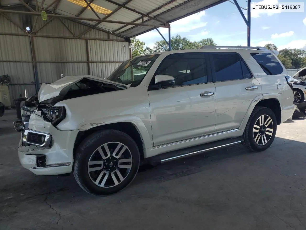 2017 Toyota 4Runner Sr5/Sr5 Premium VIN: JTEBU5JR3H5419087 Lot: 72233984