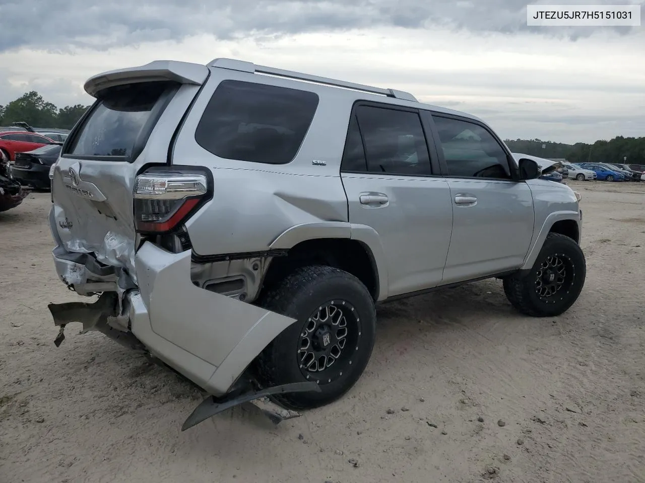 2017 Toyota 4Runner Sr5 VIN: JTEZU5JR7H5151031 Lot: 72833404