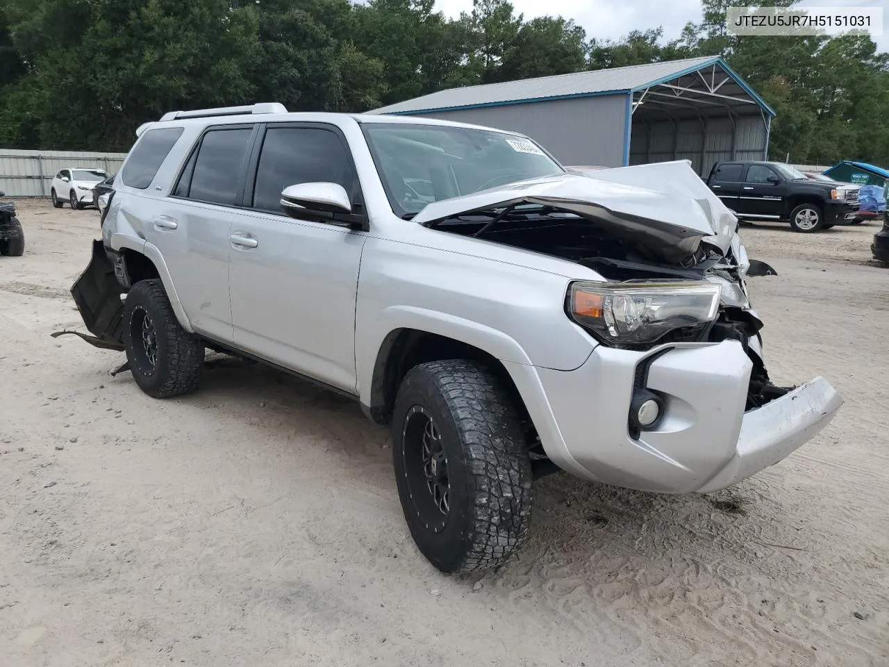 2017 Toyota 4Runner Sr5 VIN: JTEZU5JR7H5151031 Lot: 72833404