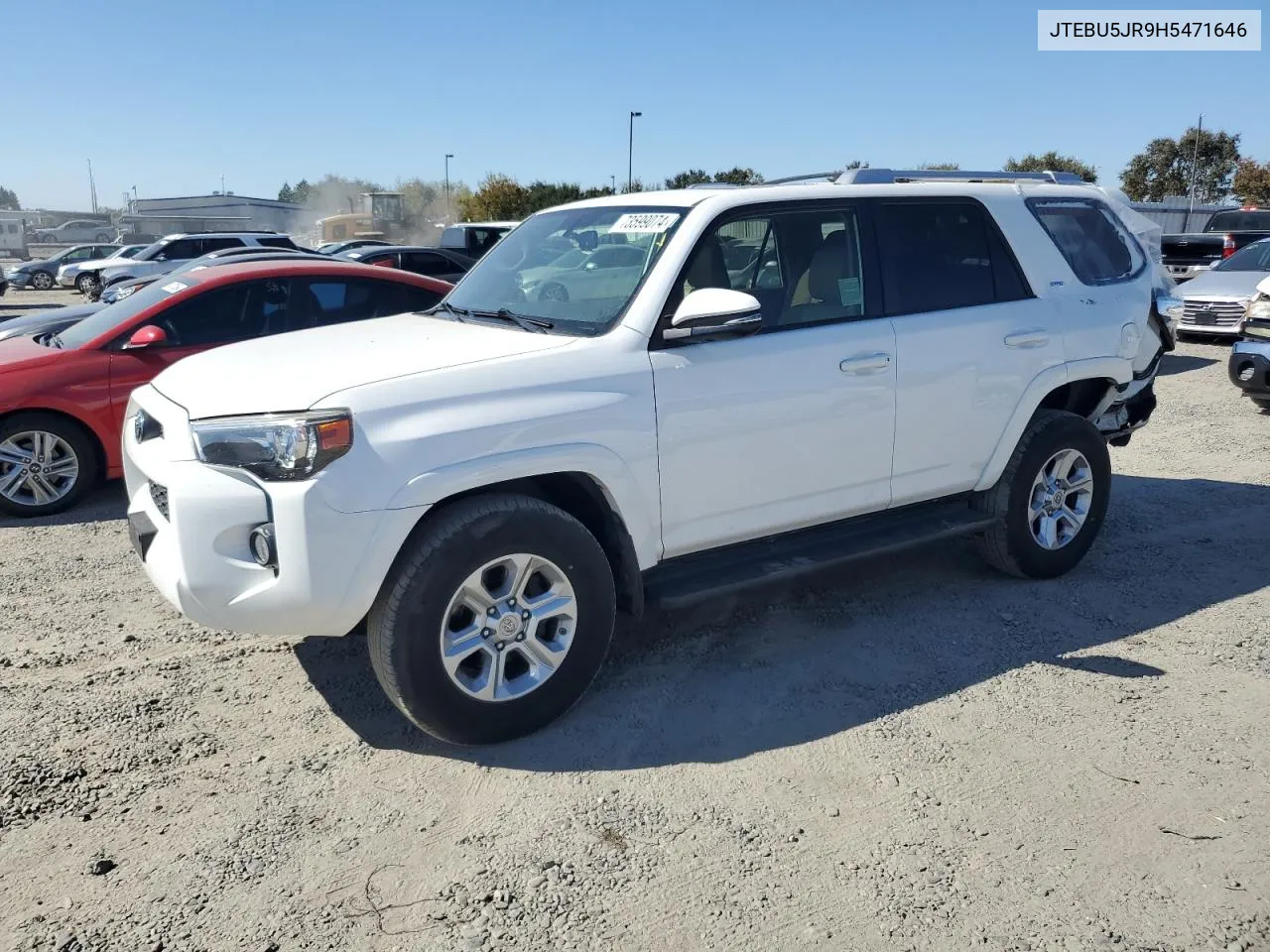 2017 Toyota 4Runner Sr5/Sr5 Premium VIN: JTEBU5JR9H5471646 Lot: 73599074