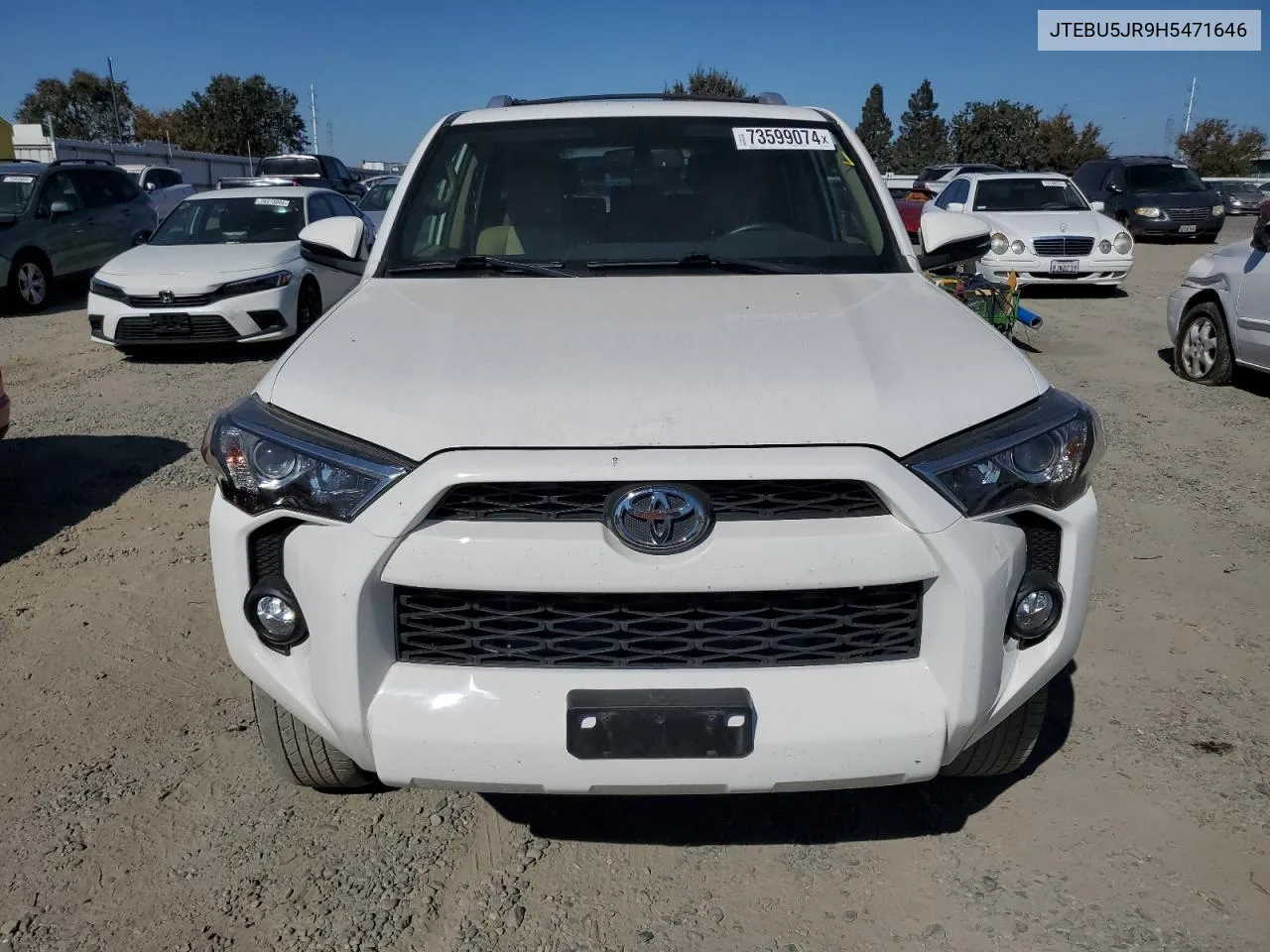 2017 Toyota 4Runner Sr5/Sr5 Premium VIN: JTEBU5JR9H5471646 Lot: 73599074