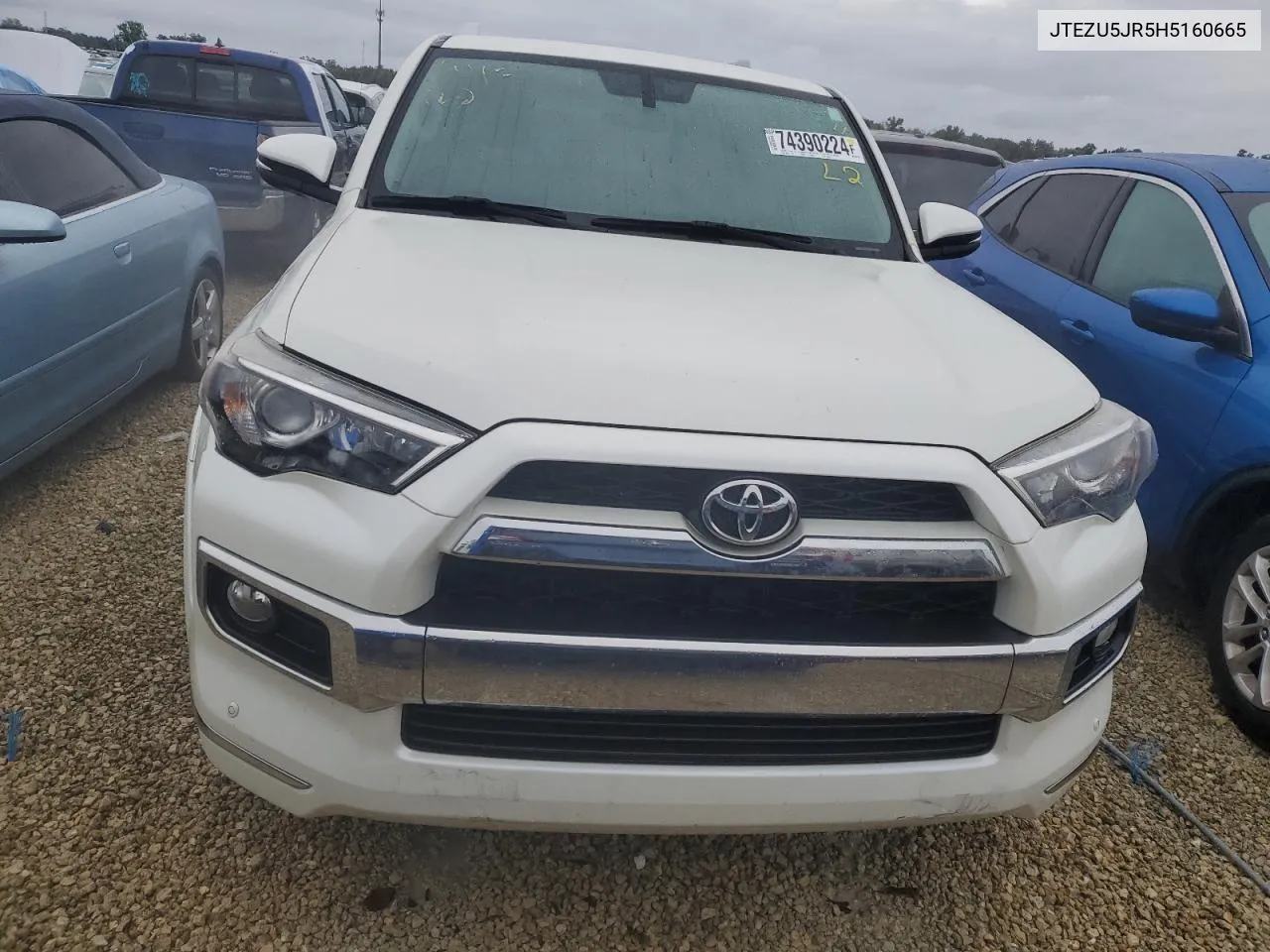 2017 Toyota 4Runner Sr5 VIN: JTEZU5JR5H5160665 Lot: 74390224